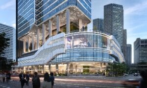 Singapore New Shaw Tower Well Underway