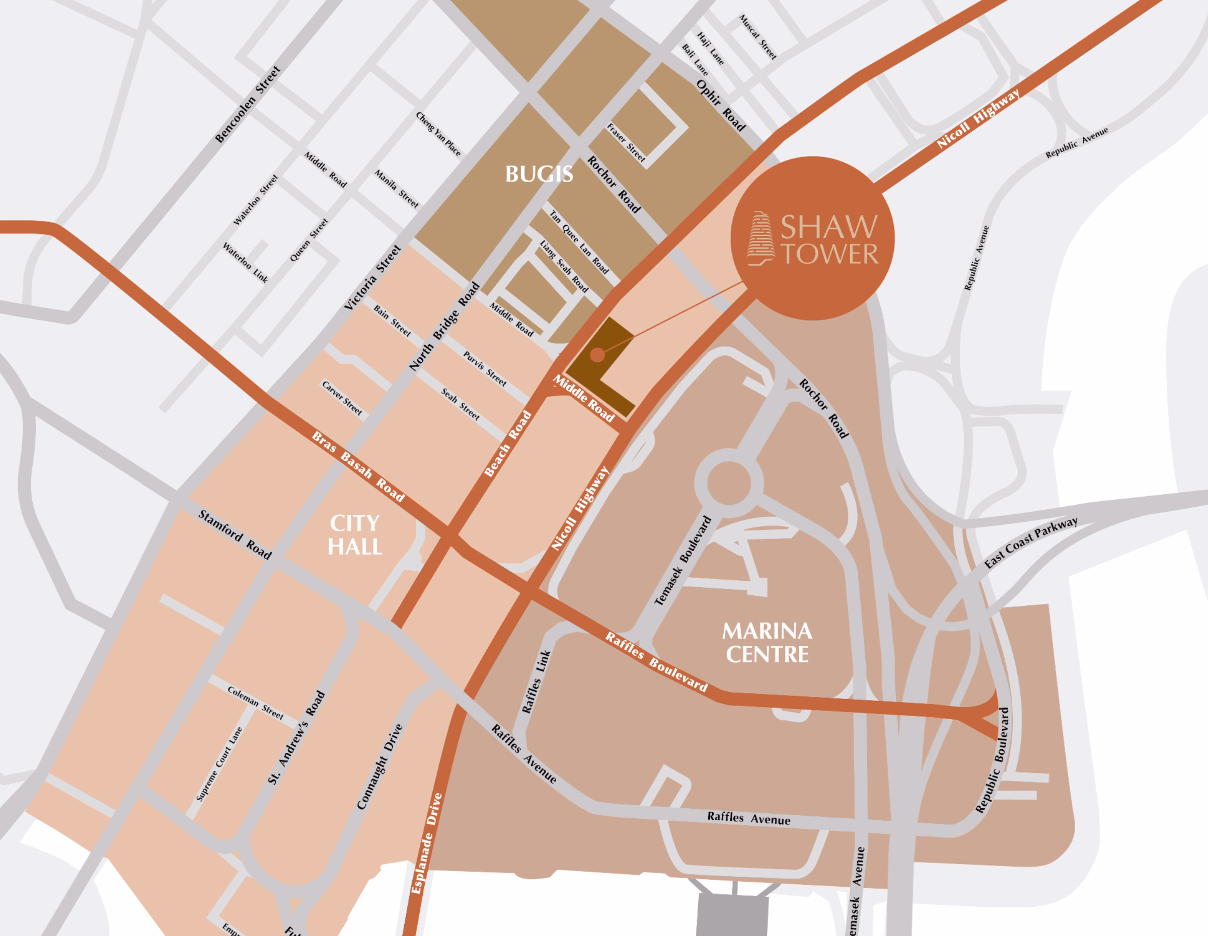 Amenities precincts